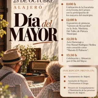 El municipio de Alajeró celebra el próximo 25 de octubre el 'Día del Mayor'